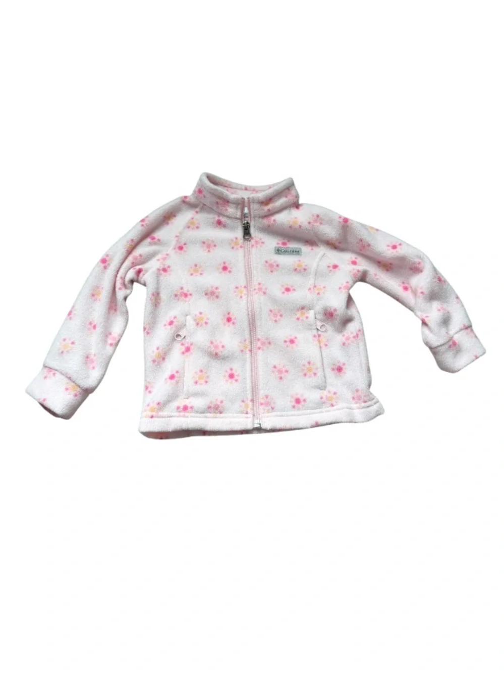 Columbia Toddler Light Pink Floral Fleece Jacket